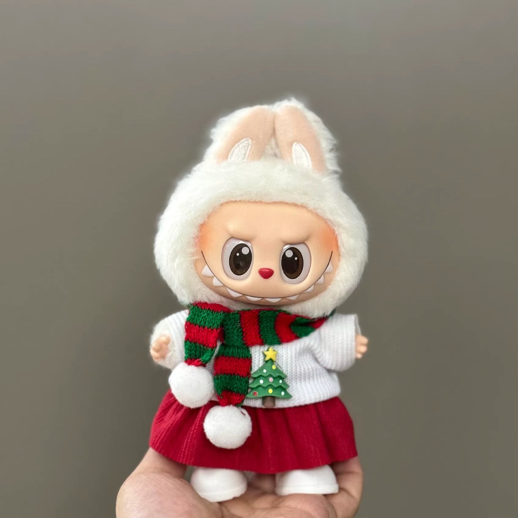 Labubu Accessories Clothes Suitable for V1 V2 V3 V4 Labubu Christmas Deer Set Labubu Red Clothing Christmas Fashion Gift