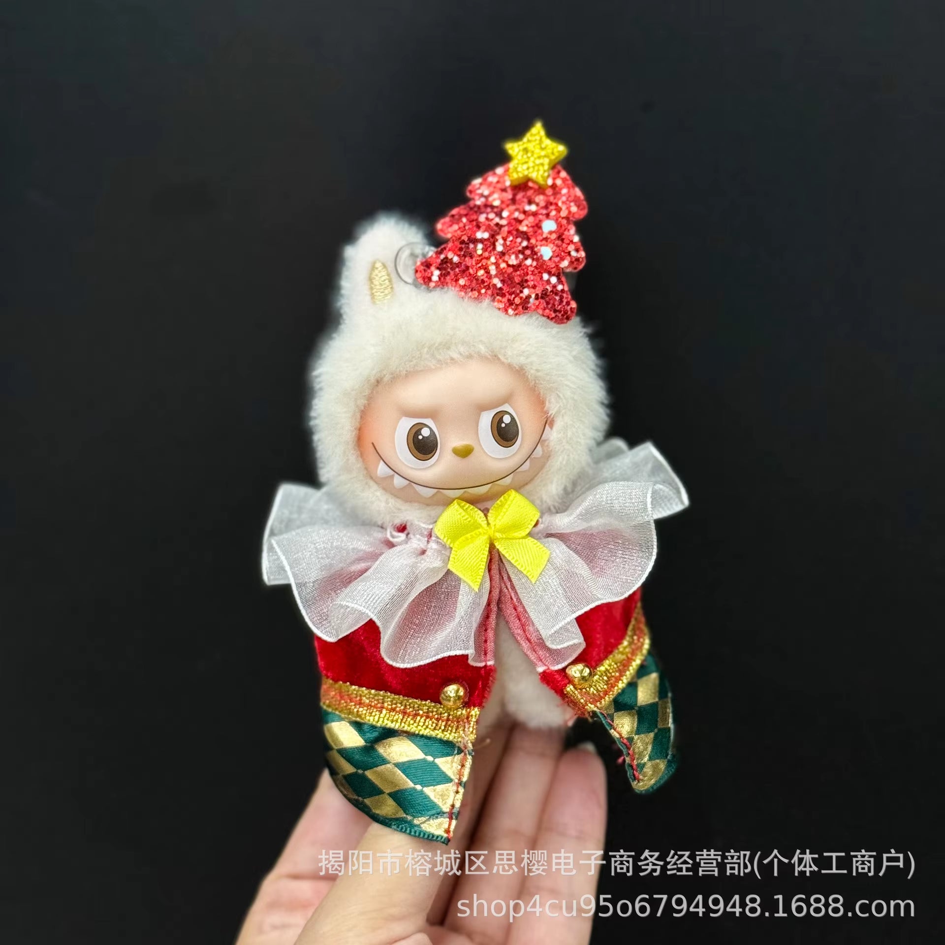 Labubu Accessories Clothes Suitable for V1 V2 V3 V4 Labubu Christmas Deer Set Labubu Red Clothing Christmas Fashion Gift