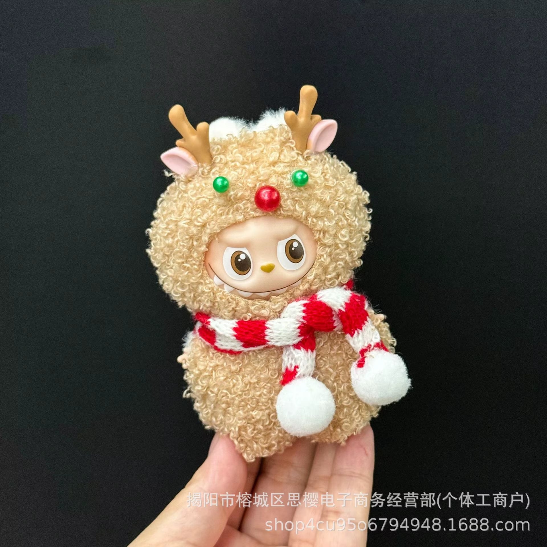 Labubu Accessories Clothes Suitable for V1 V2 V3 V4 Labubu Christmas Deer Set Labubu Red Clothing Christmas Fashion Gift