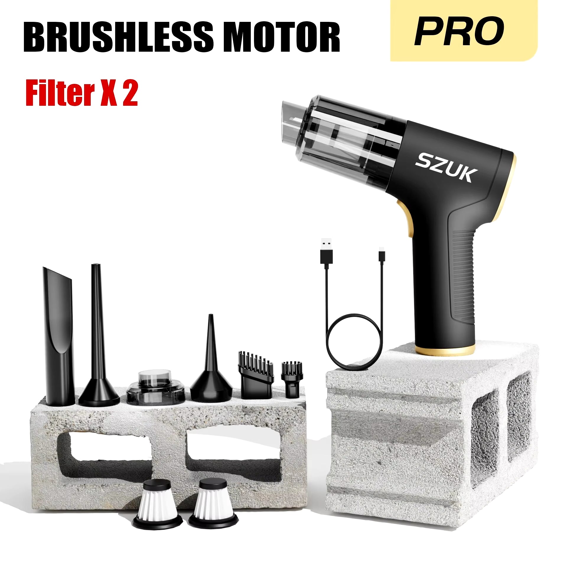 Car Vacuum Cleaner Mini Portable Duster Handheld Cleaning Machine Home Appliance Powerful Wireless Vacuum Cleaner