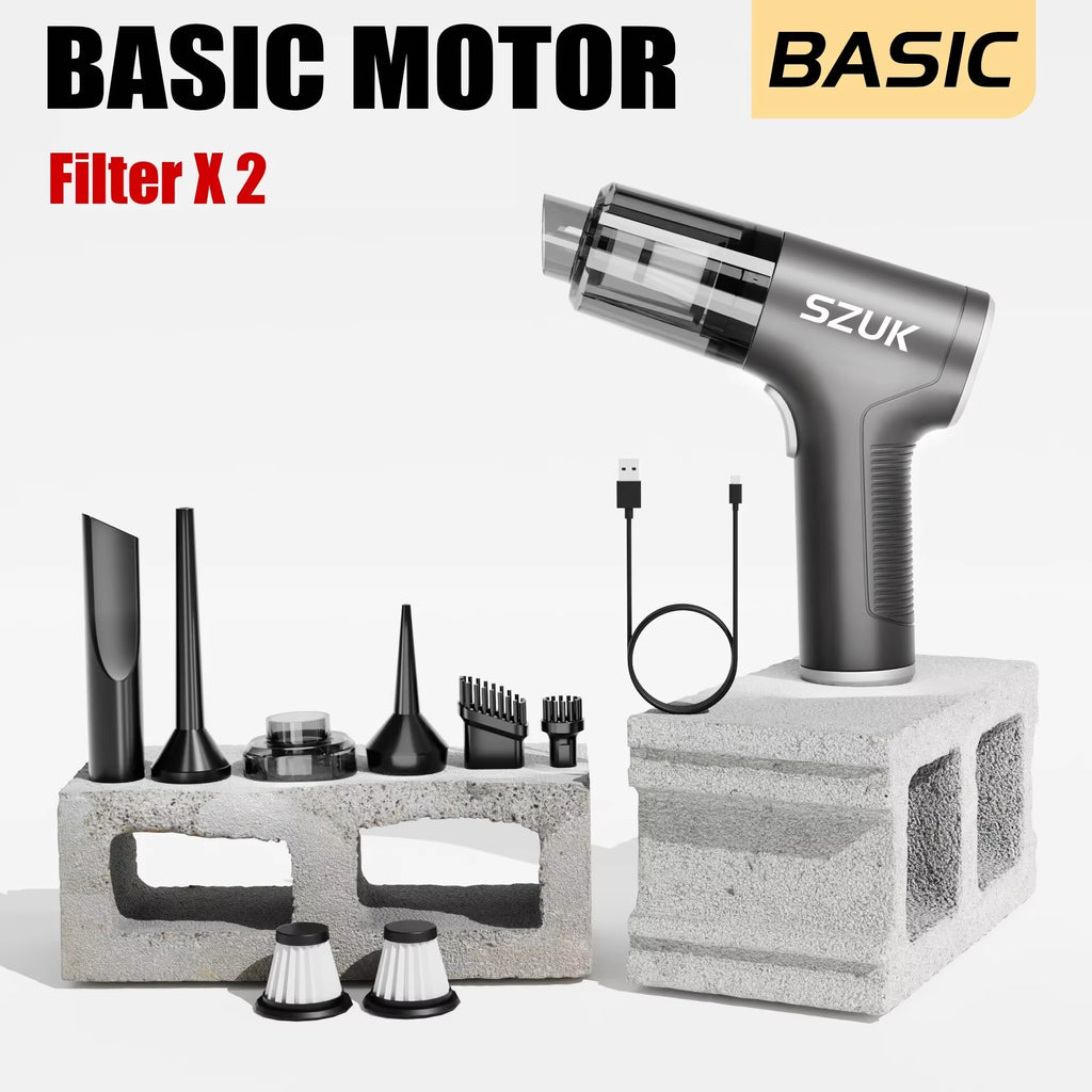 Car Vacuum Cleaner Mini Portable Duster Handheld Cleaning Machine Home Appliance Powerful Wireless Vacuum Cleaner