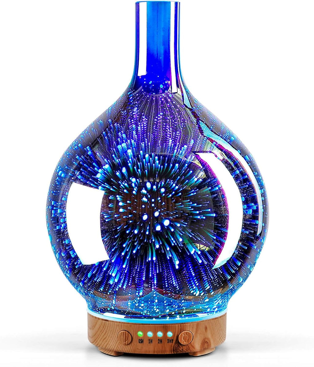 Essential Oil Diffuser Cool Mist Humidifier Ultrasonic Aromatherapy,Auto Shut-Off,Air Refresh,Decoration for Home,Office,Yoga,Baby,Sleep